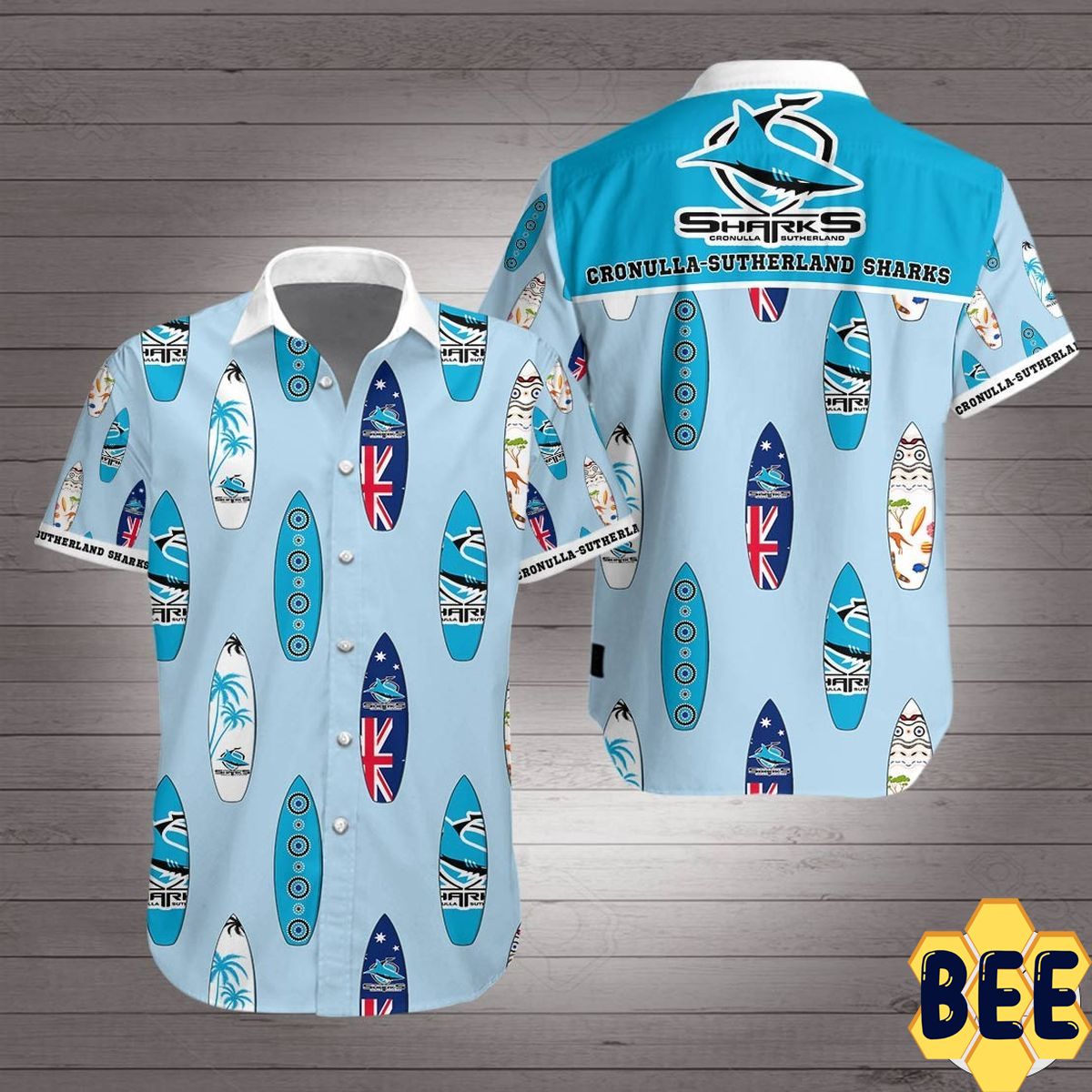 Cronulla-sutherland Sharks Trending Hawaiian Shirt-1