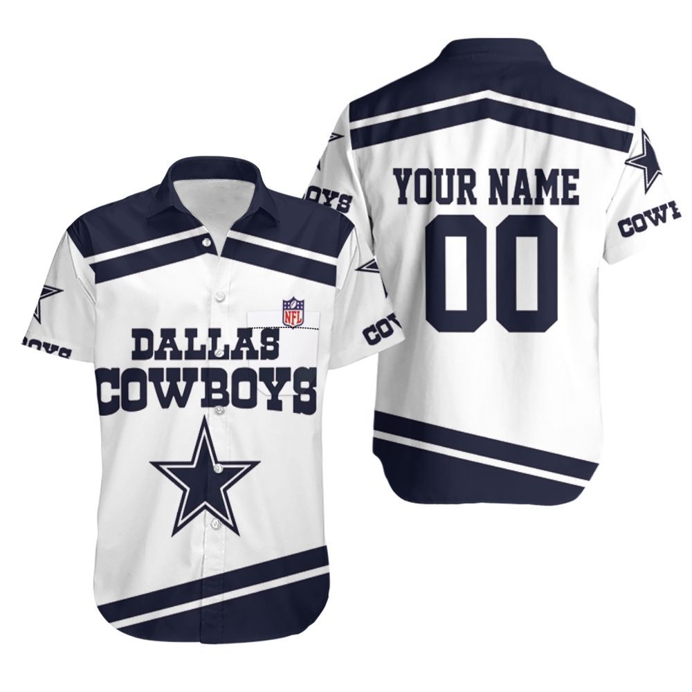 Dallas Cowboys Nlf Lover 3d Hawaiian Shirt For Fans-1