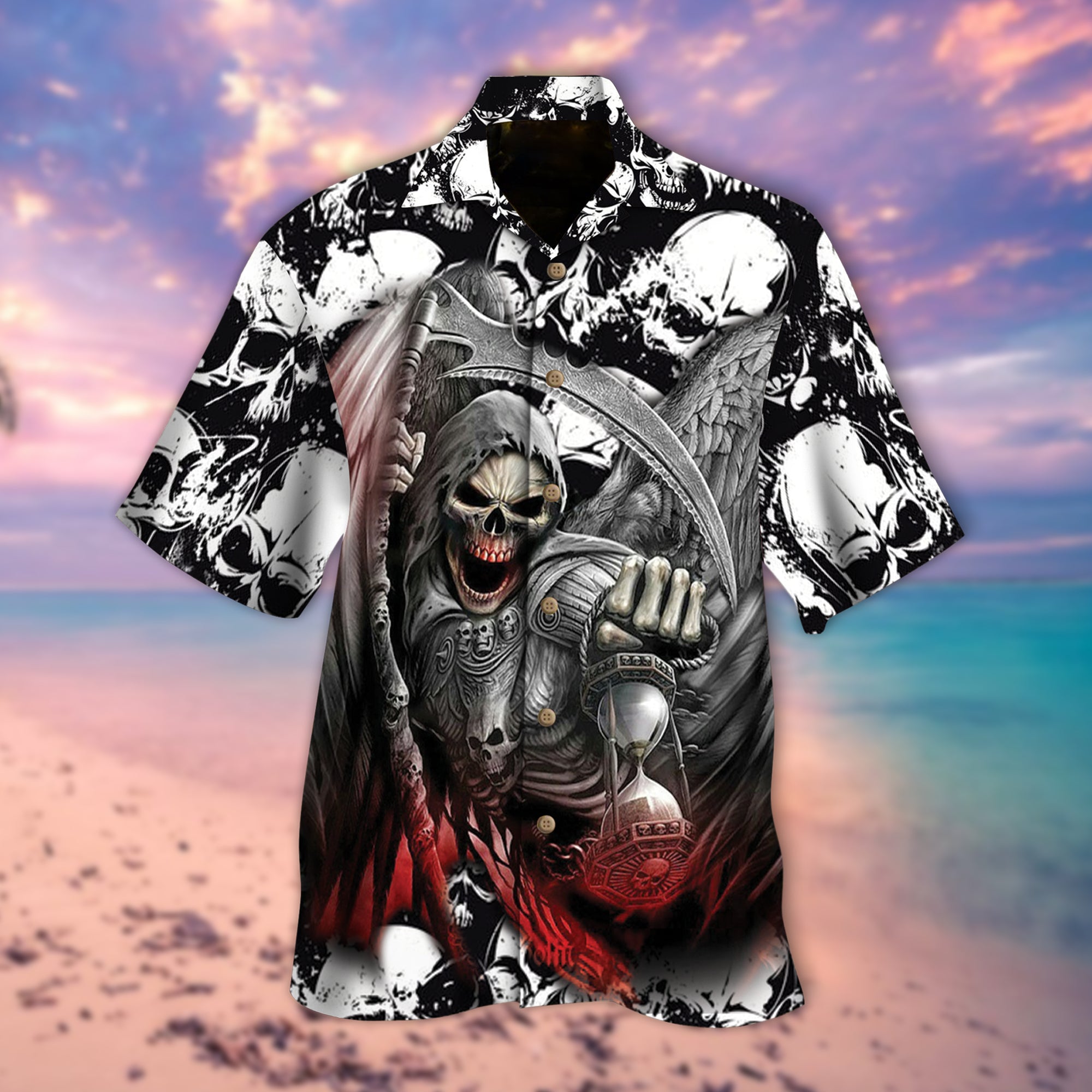 Death Of Skull Hawaiian Shirt