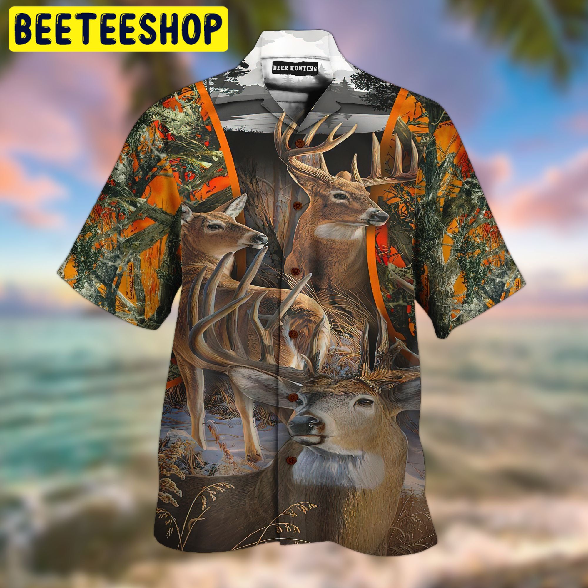 Deer Hunting 3d All Over Printed Trending Hawaiian Shirt-1