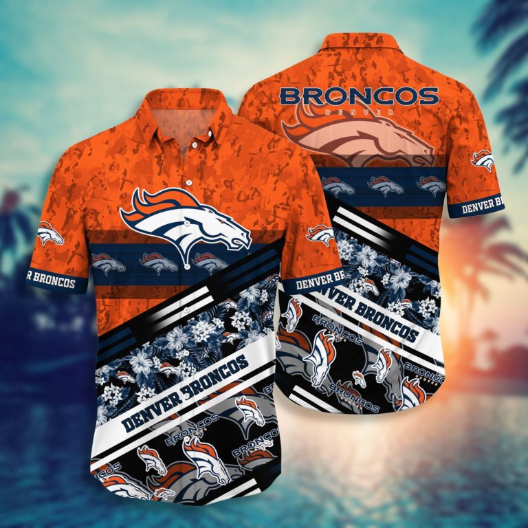 Denver Broncos Nfl Hawaiian Aloha Shirt For Fans-1