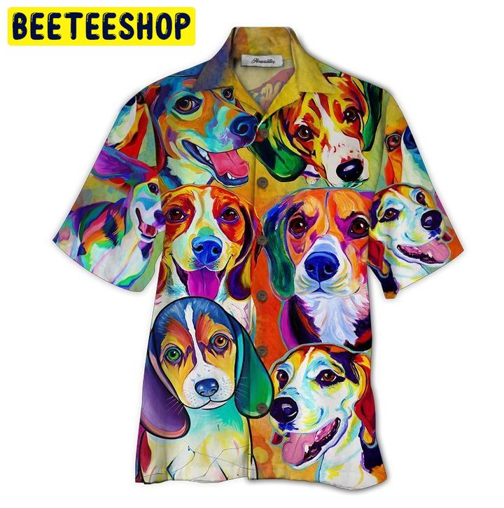 Design Beagle 3d All Over Printed Trending Hawaiian Shirt-1