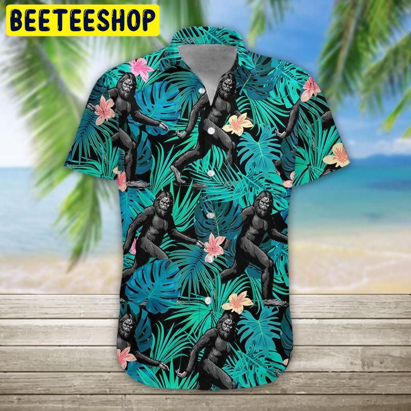 Design Bigfoot 3d All Over Printed Trending Hawaiian Shirt-1