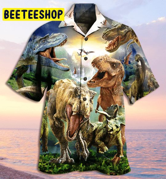 Design Dinosaur Trending Hawaiian Shirt-1