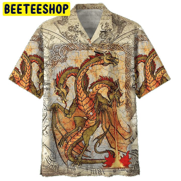 Design Dragon Tattoo Trending Hawaiian Shirt-1