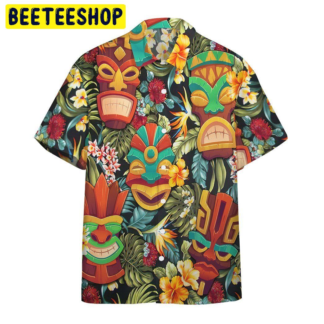 Design Tiki Head Trending Hawaiian Shirt-1