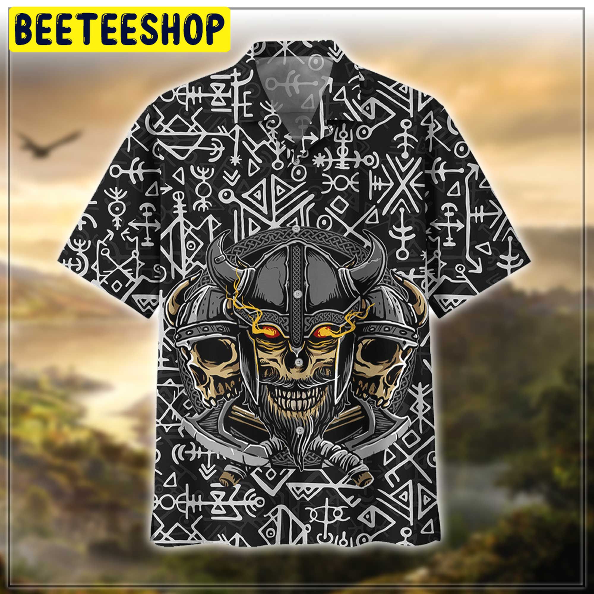 Design Viking Trending Hawaiian Shirt-1