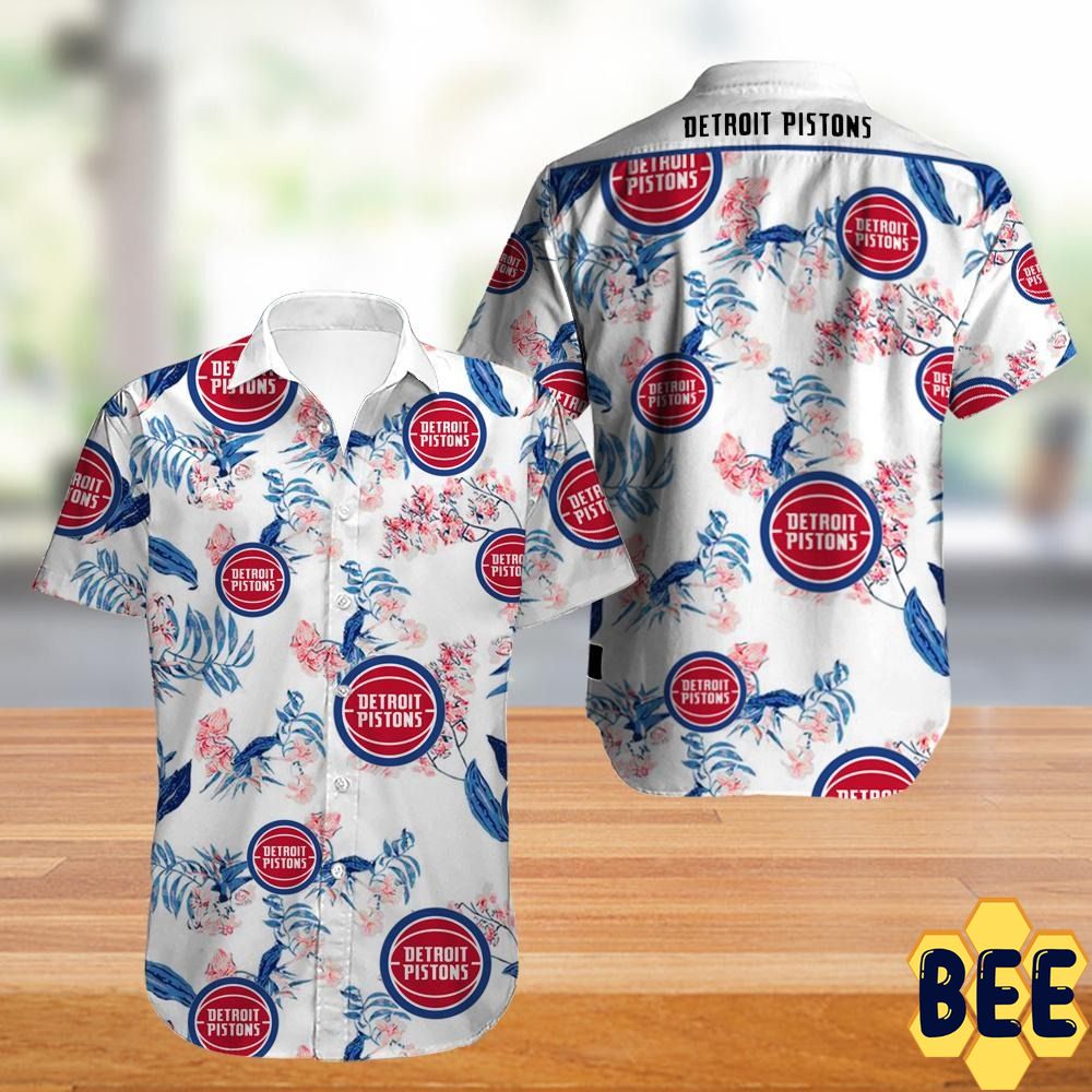 Detroit Pistons Nba Trending Hawaiian Shirt-1