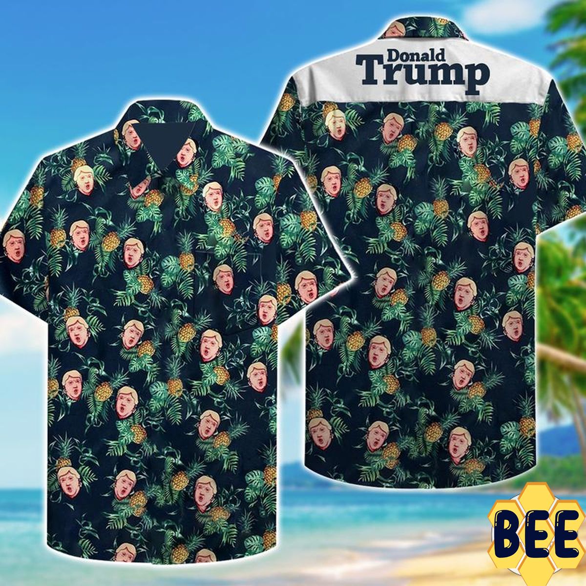 Donald Trump Trending Hawaiian Shirt-1