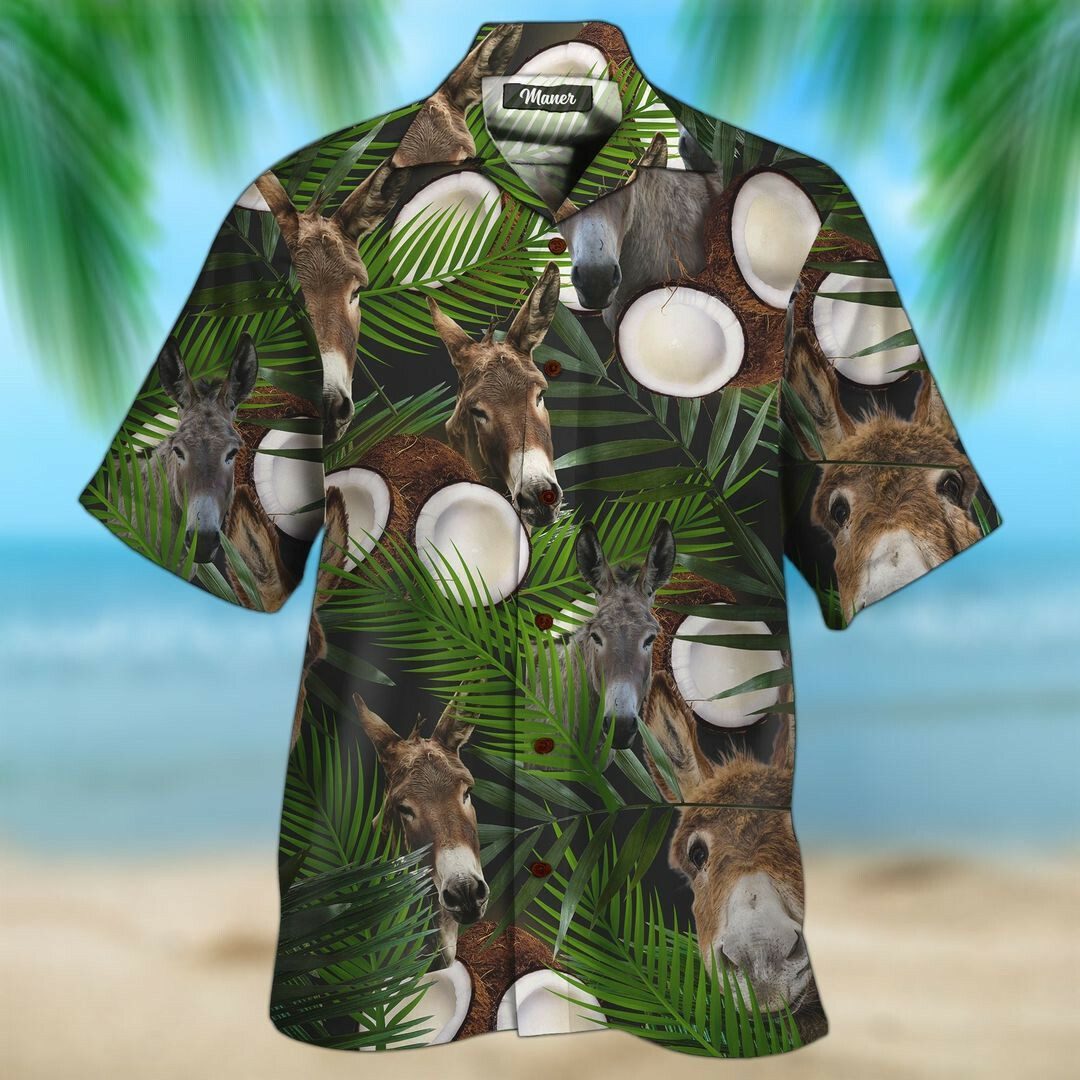 Donkey Fresh 3d All Over Printed Hawaiian Shirt And Shorts