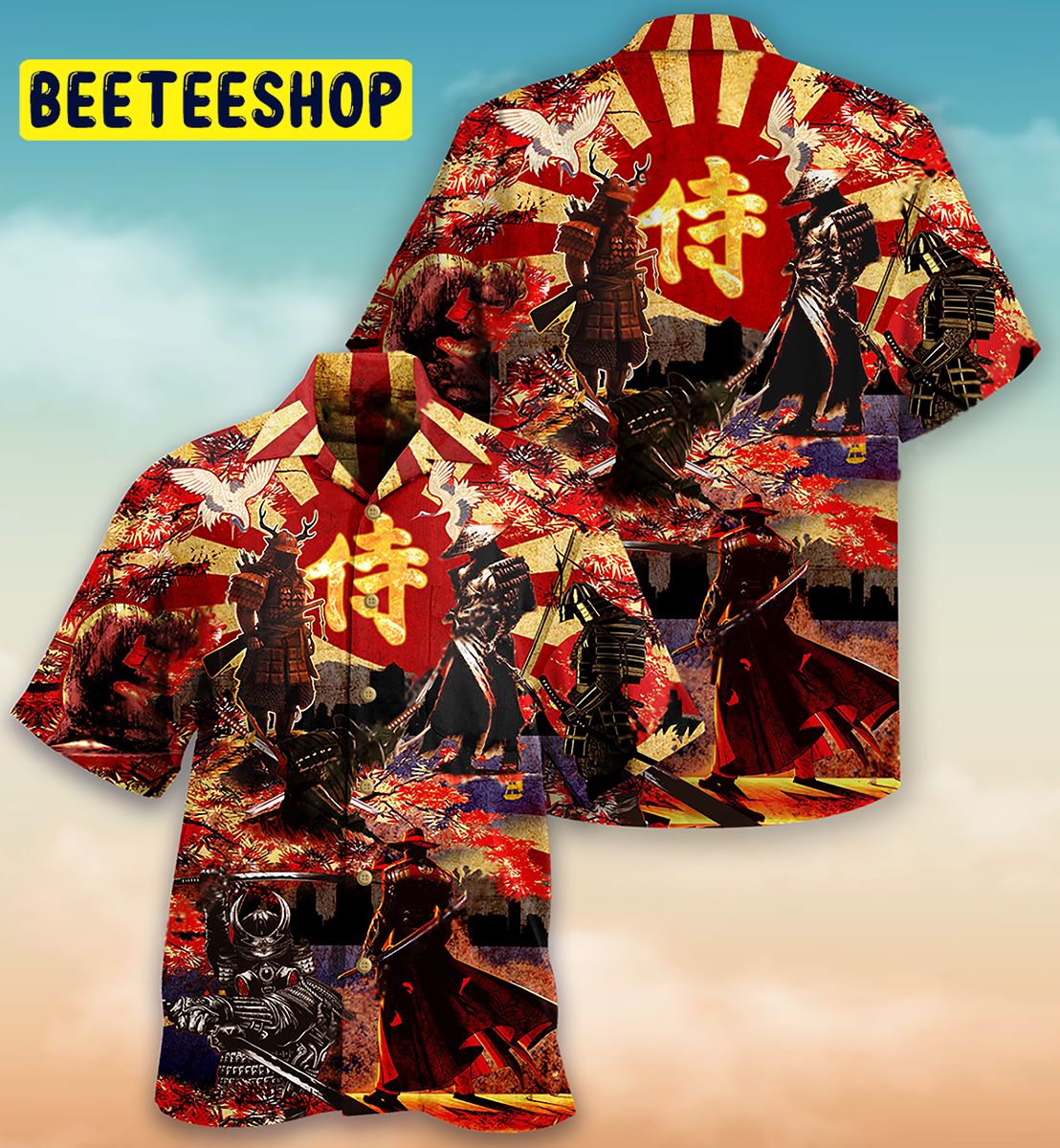 Dont Fear Of Death Fear The Unlived Life Samurai Trending Hawaiian Shirt-1