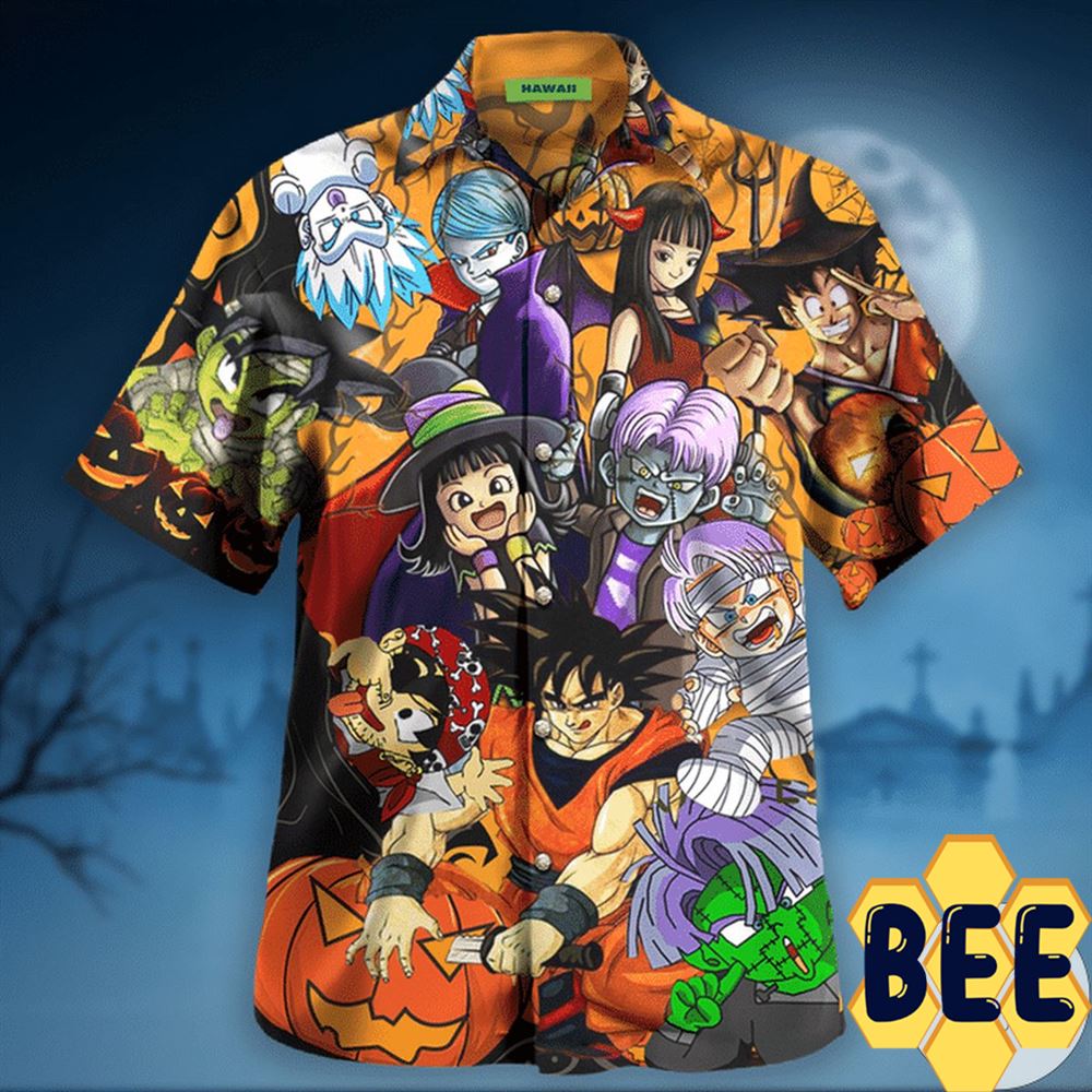 Dragon Ball Halloween Hawaiian Shirt-1