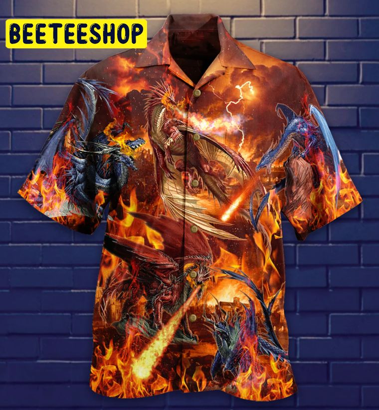 Dragon Fire Trending Hawaiian Shirt-1