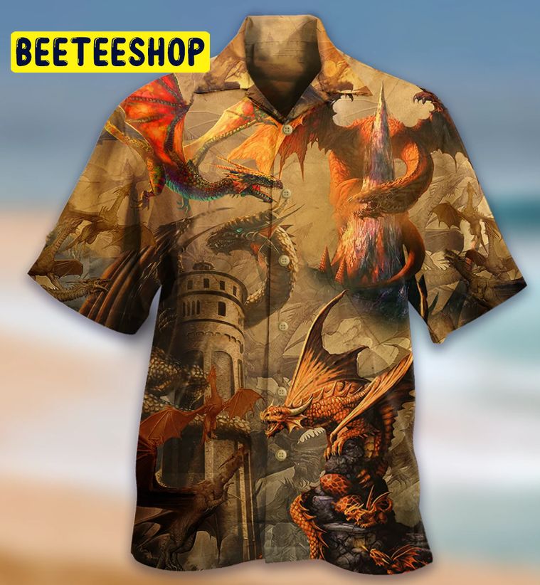 Dragon Love Life Trending Hawaiian Shirt-1