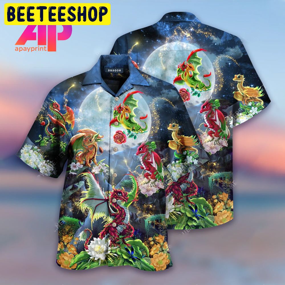 Dragons Trending Hawaiian Shirt-1