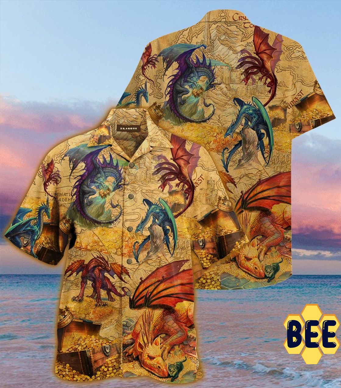 Dragons Trending Hawaiian Shirt-2