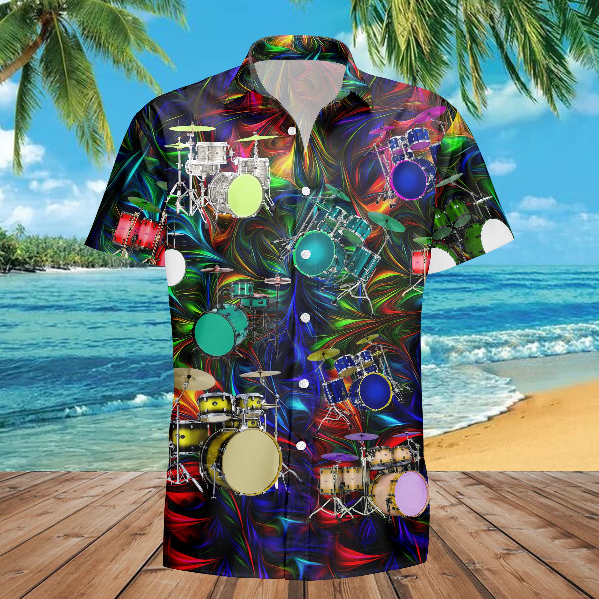 Drum Hawaii Shirt-1