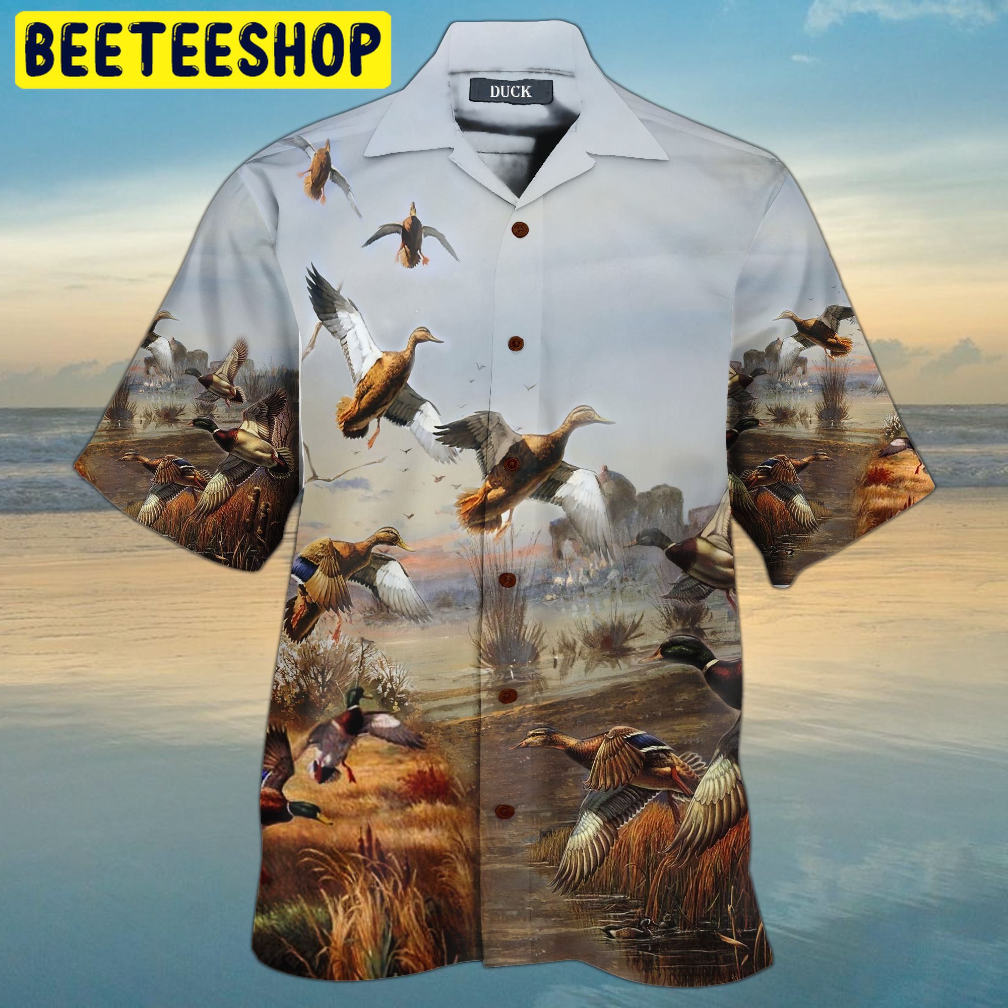 Duck Hunting 3d All Over Printed Trending Hawaiian Shirt-1