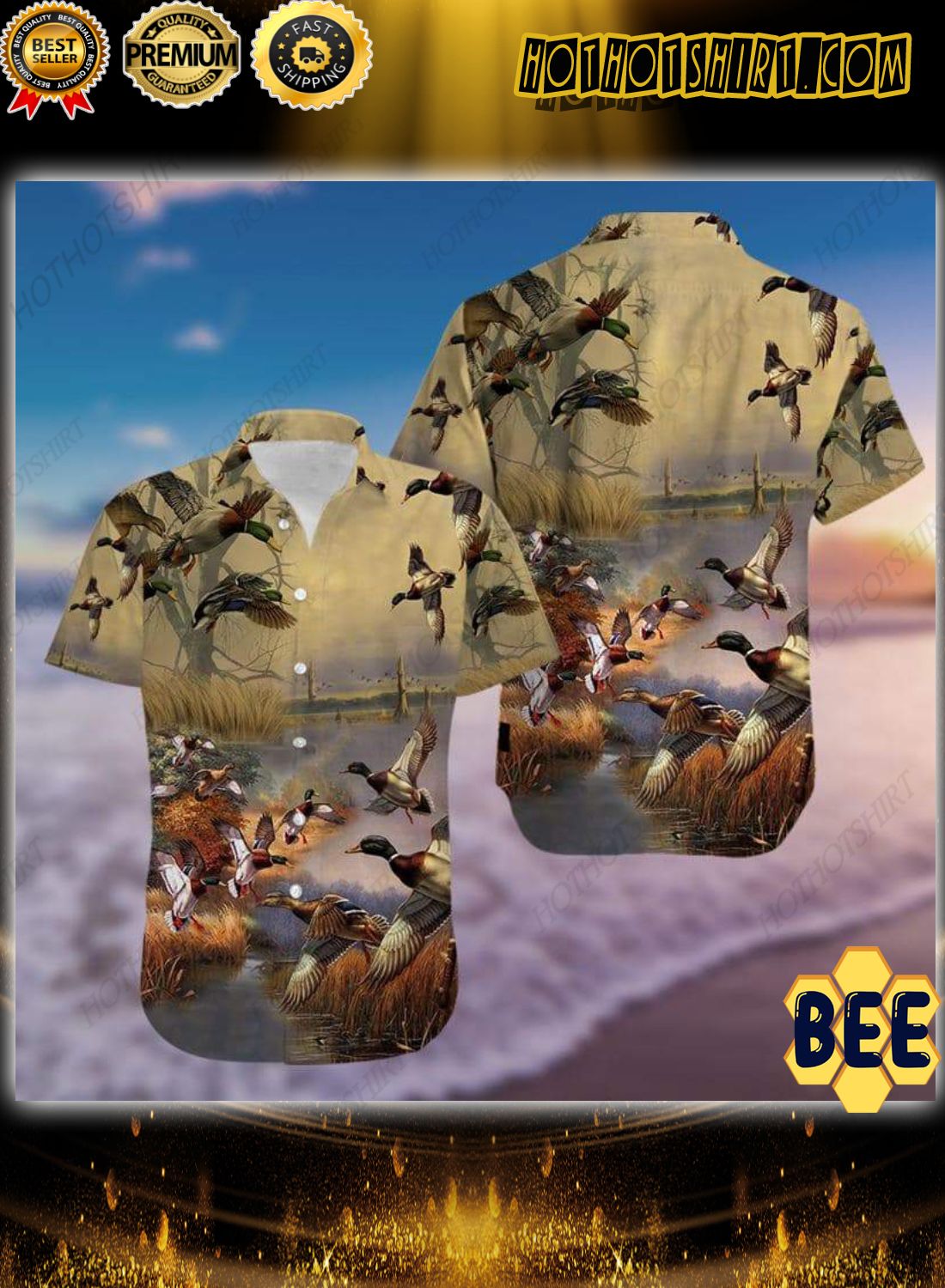 Duck Hunting Trending Hawaiian Shirt-1