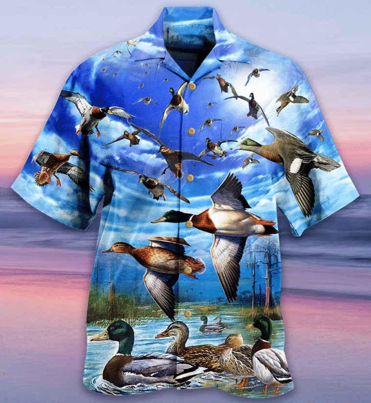 Ducks Keep Your Freedom Wild Hawaiian Shirt