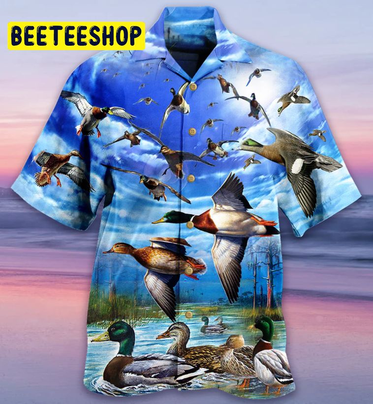 Ducks Keep Your Freedom Wild Trending Hawaiian Shirt-1