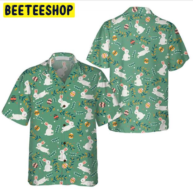 Easter Egg And Bunny Trending Hawaiian Shirt-1