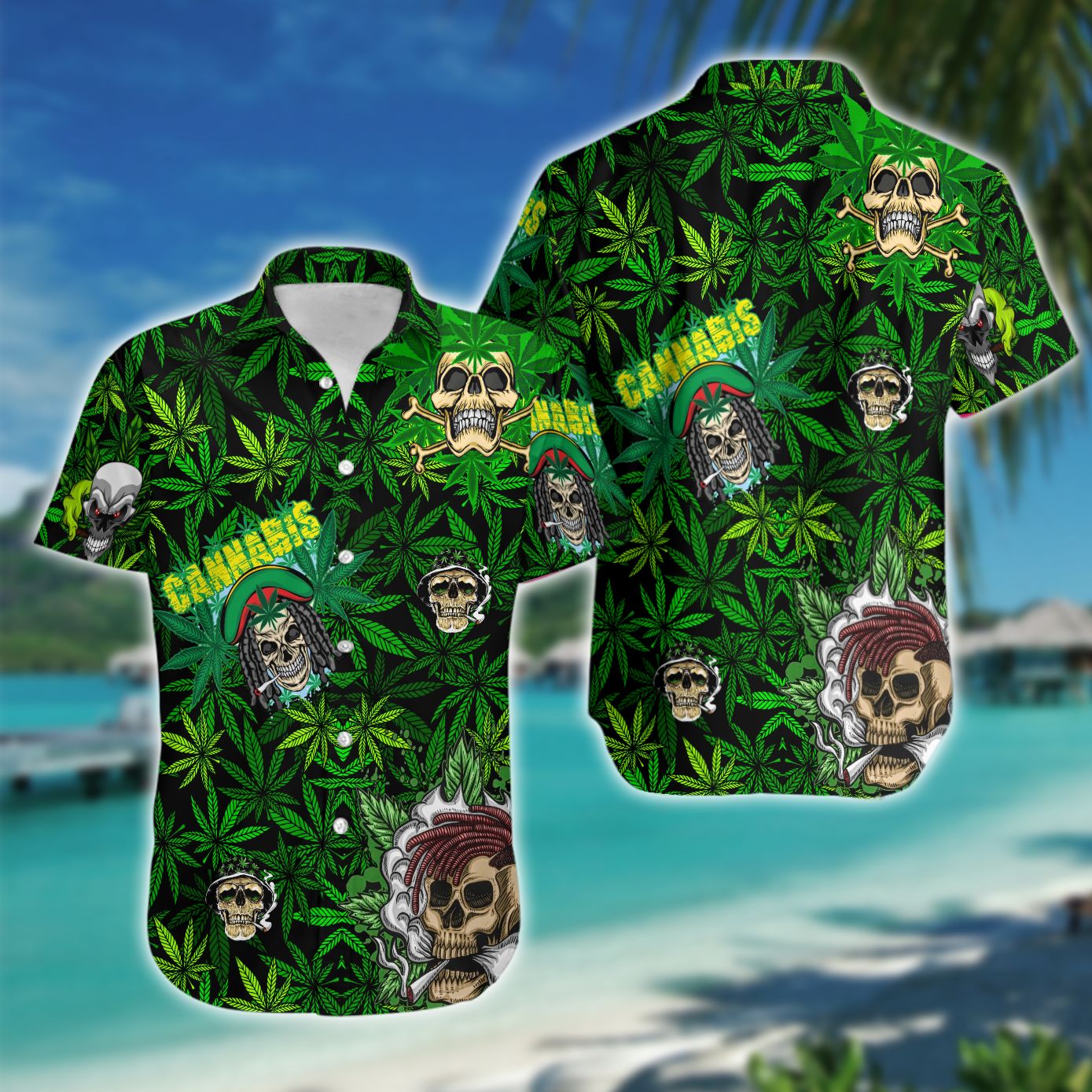 Eddora™ Skull Hawaiian Shirt