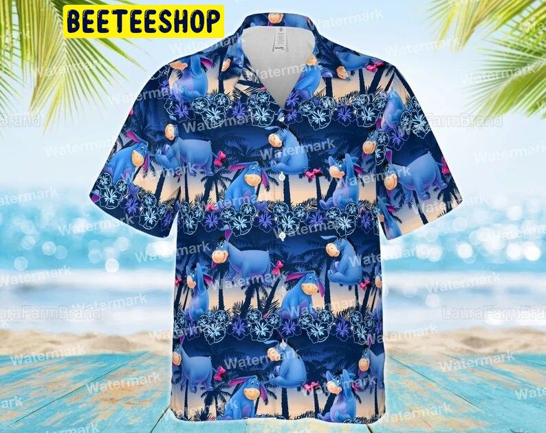 Eeyore Tropical Trending Hawaiian Shirt-1