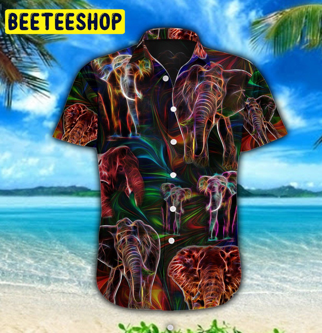 Elephant Fantasy Trending Hawaiian Shirt-1