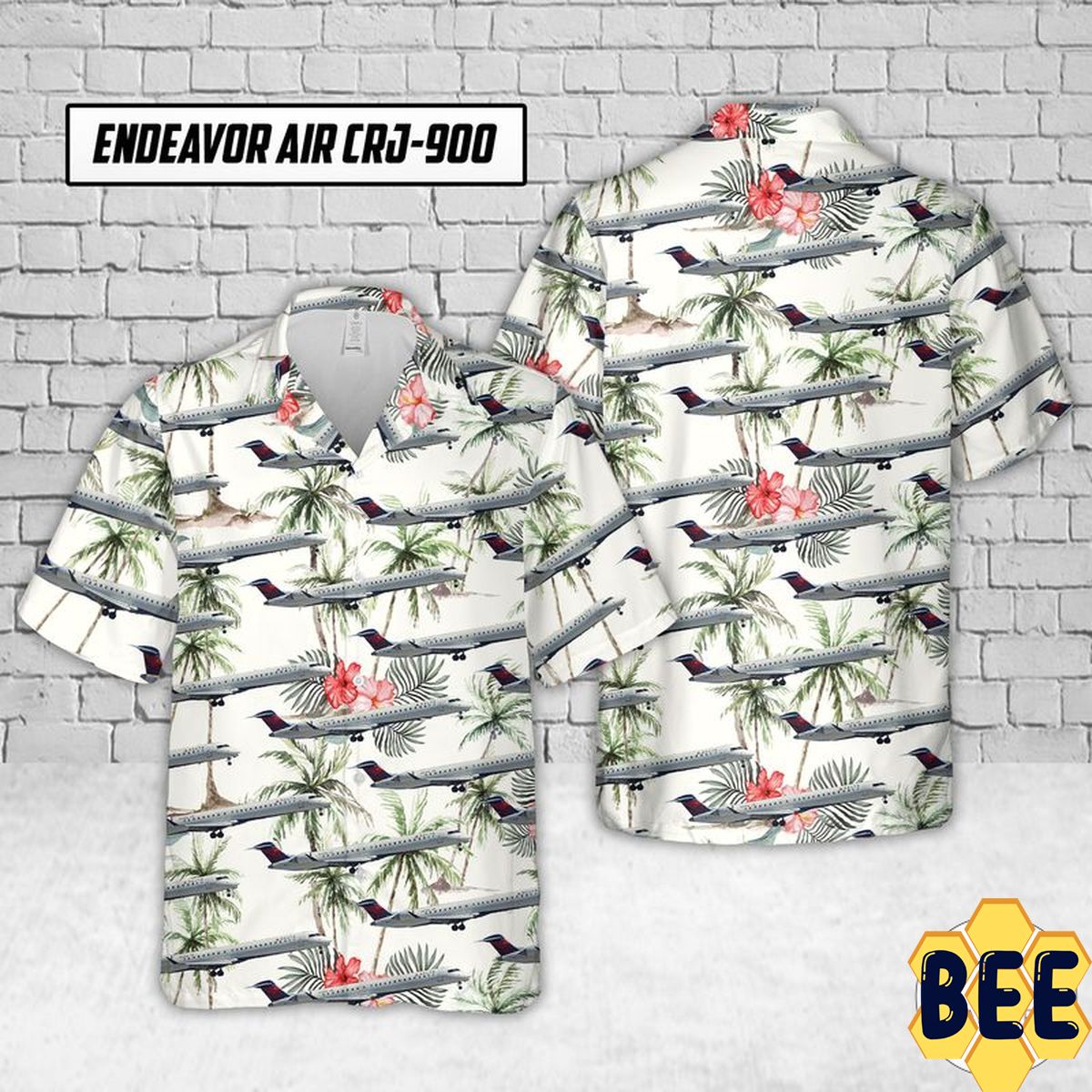 Endeavor Air Crj-900 Trending Hawaiian Shirt-1