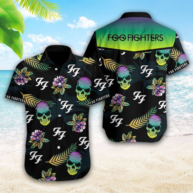 Ff Hawaiian Skull Shirt