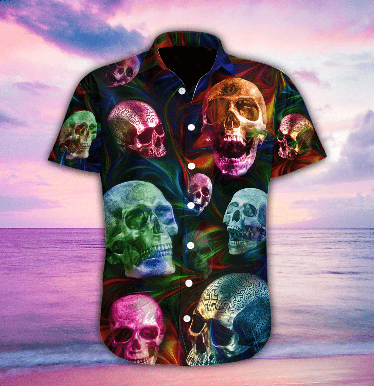 Find Hawaiian Aloha Shirts Fantastic Skull