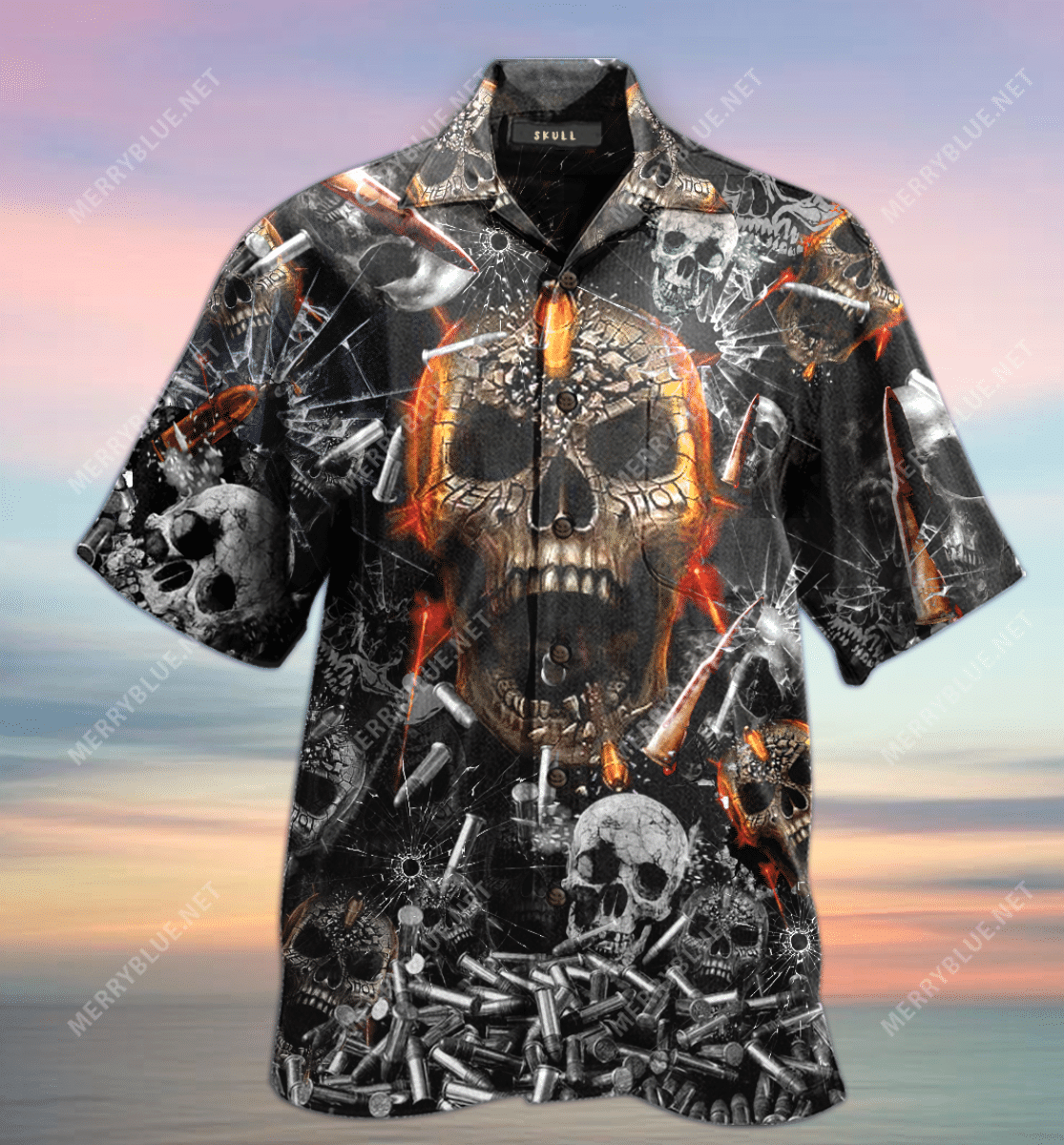 Find Oh My Skull Unisex Hawaiian Shirt