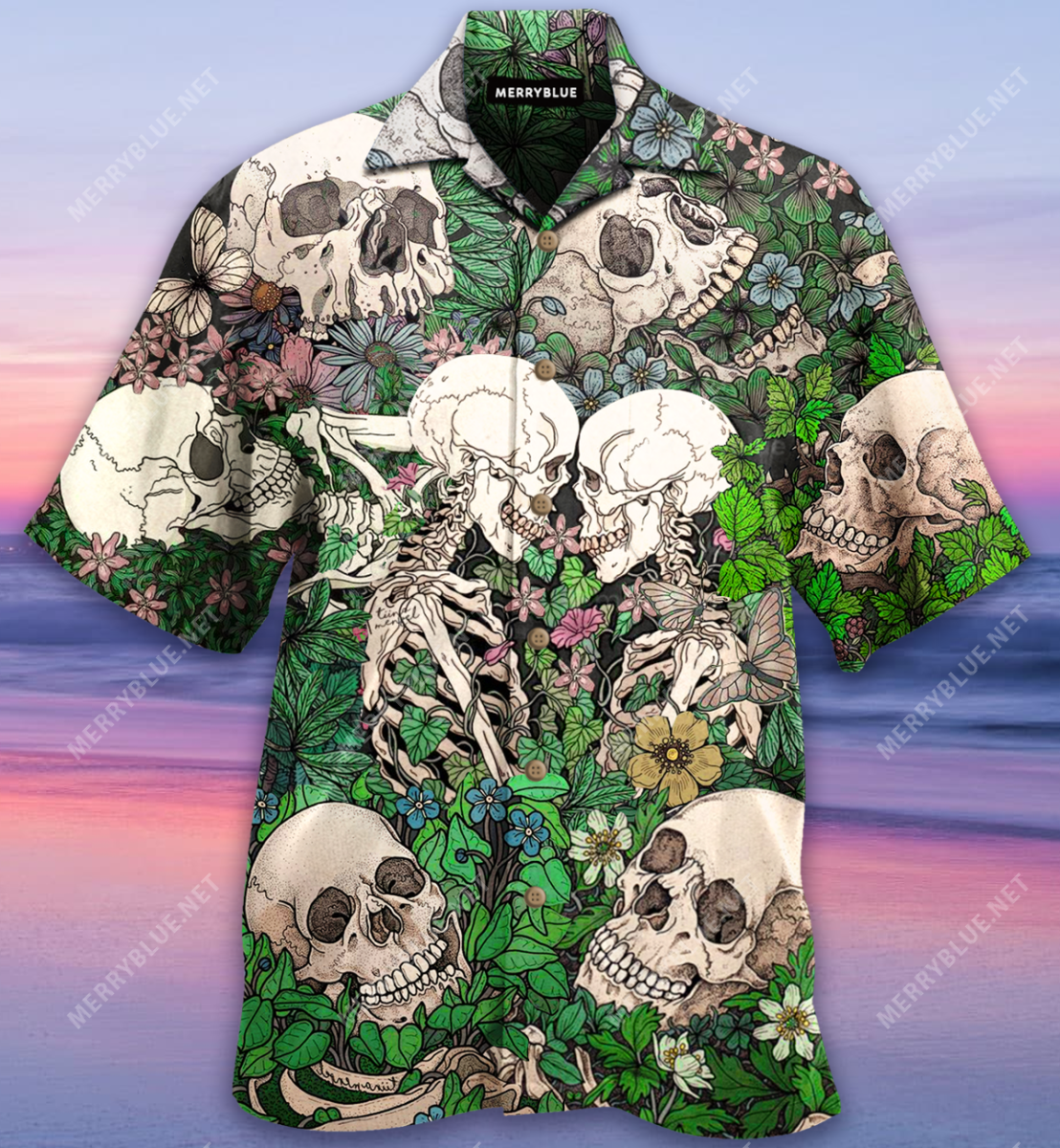 Follow Simple Rule Skull Unisex Hawaiian Shirt-1