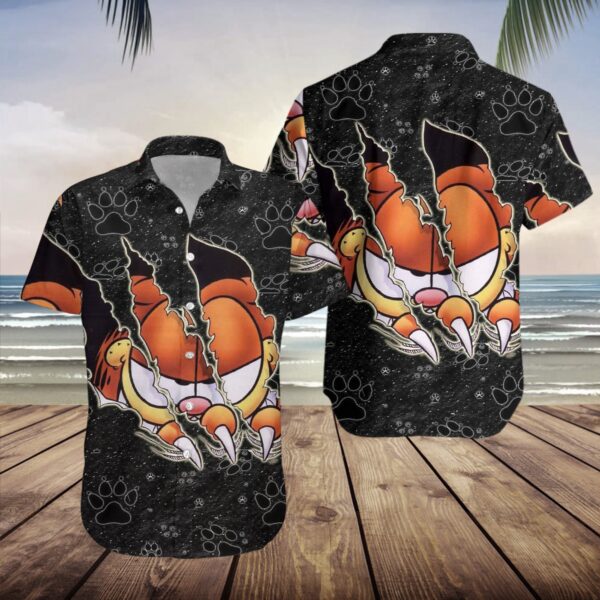 Funny Gay Garfield Hawaiian Shirt