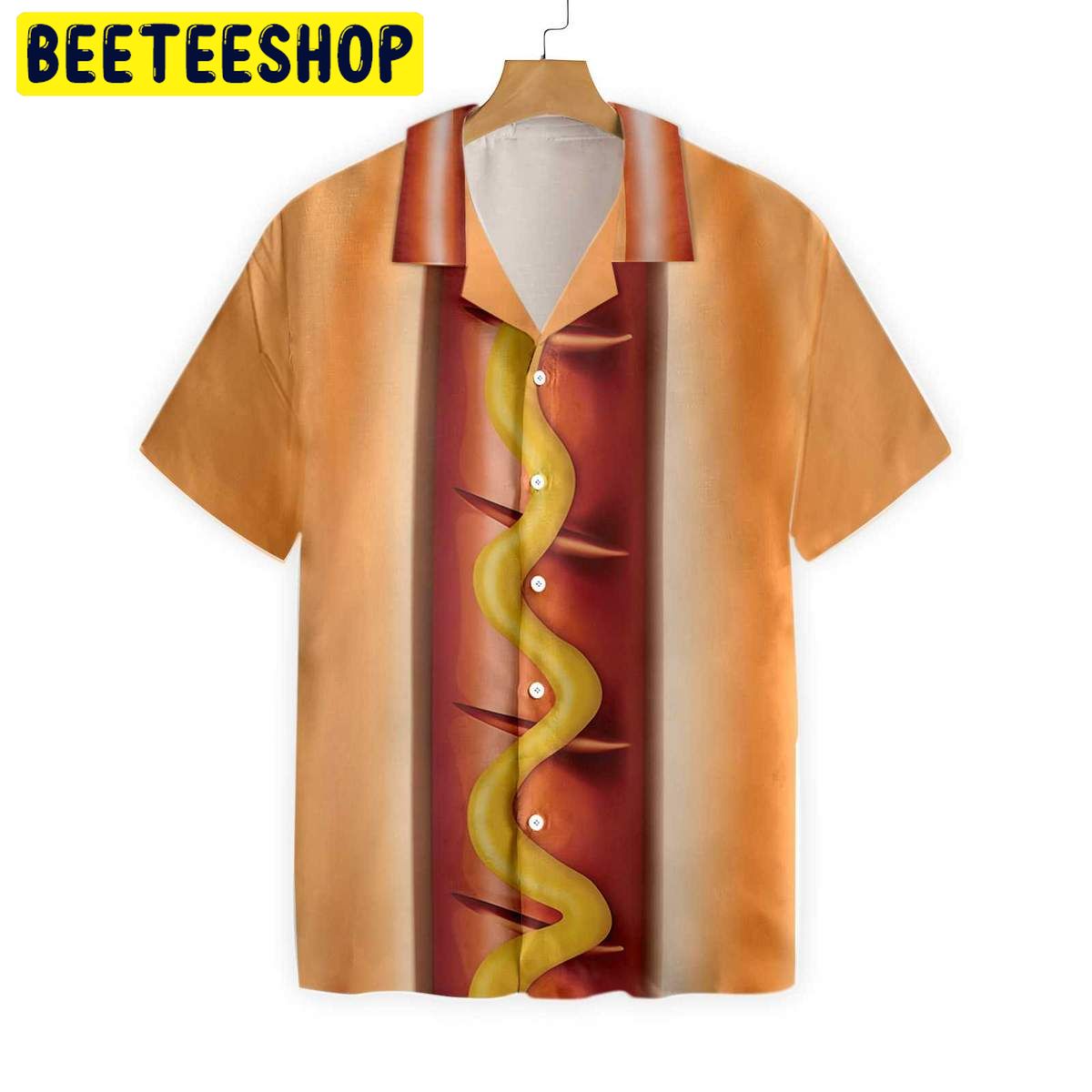 Funny Hot Dog Trending Hawaiian Shirt-1