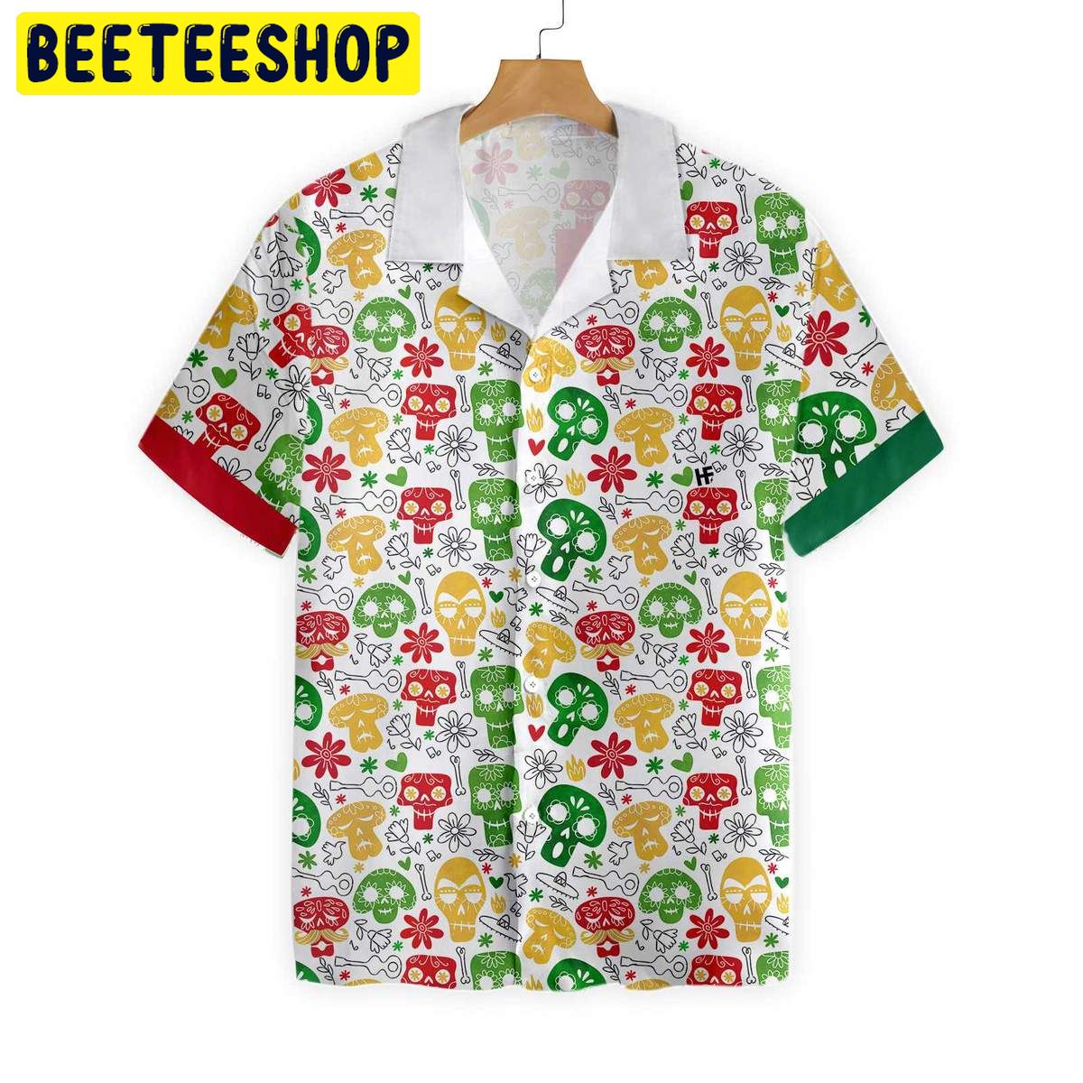 Funny Mexican Skull Trending Hawaiian Shirt-1