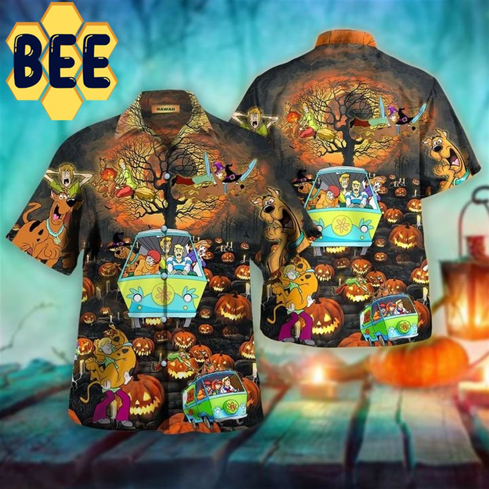 Funny Scbd Scoopy Doo Halloween Hawaiian Shirt-1