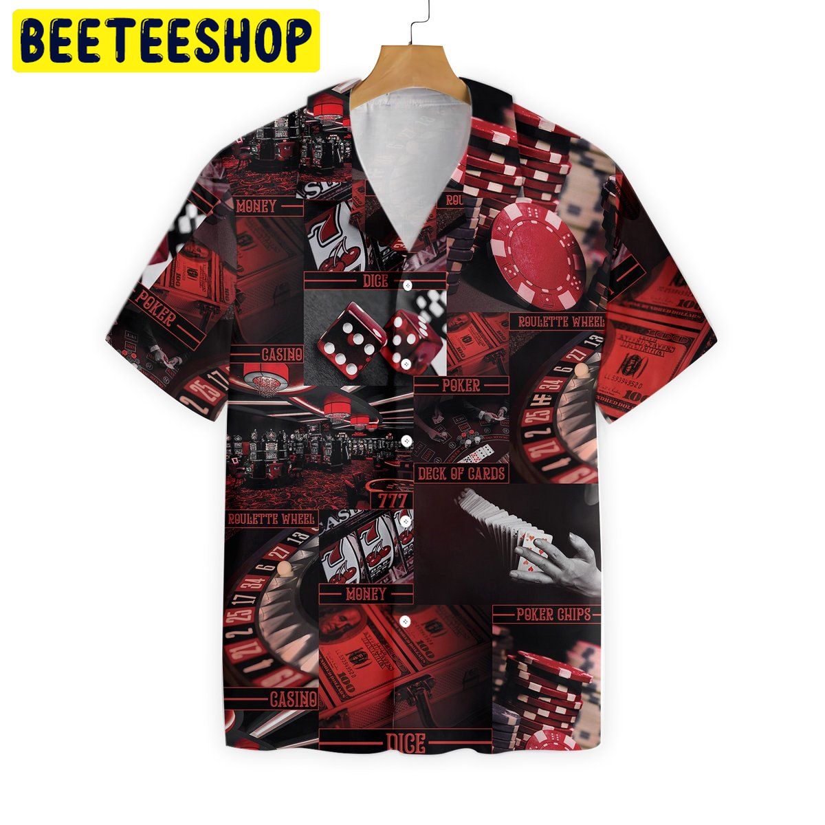 Gambling Pattern Trending Hawaiian Shirt-1