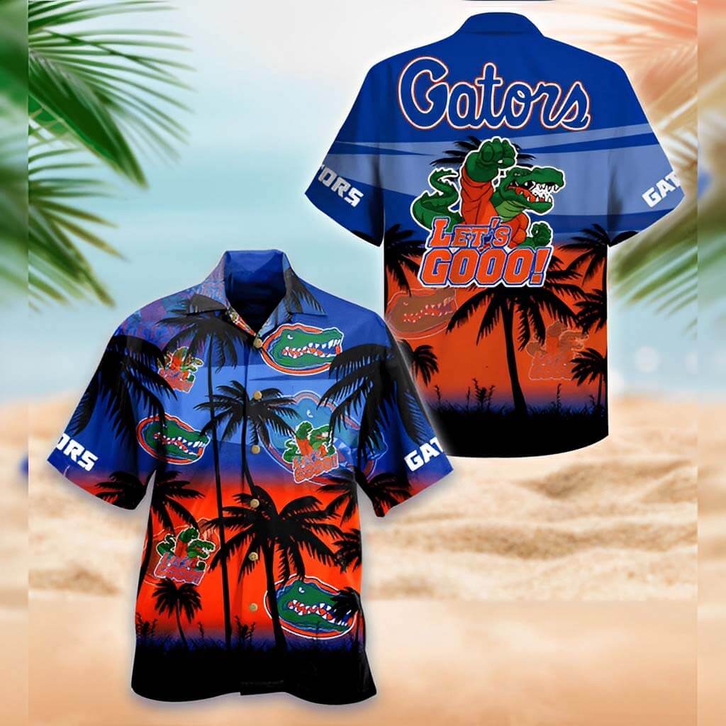 Gators Hawaiian Shirt Mascot Lets Gooo Florida Gators Gift