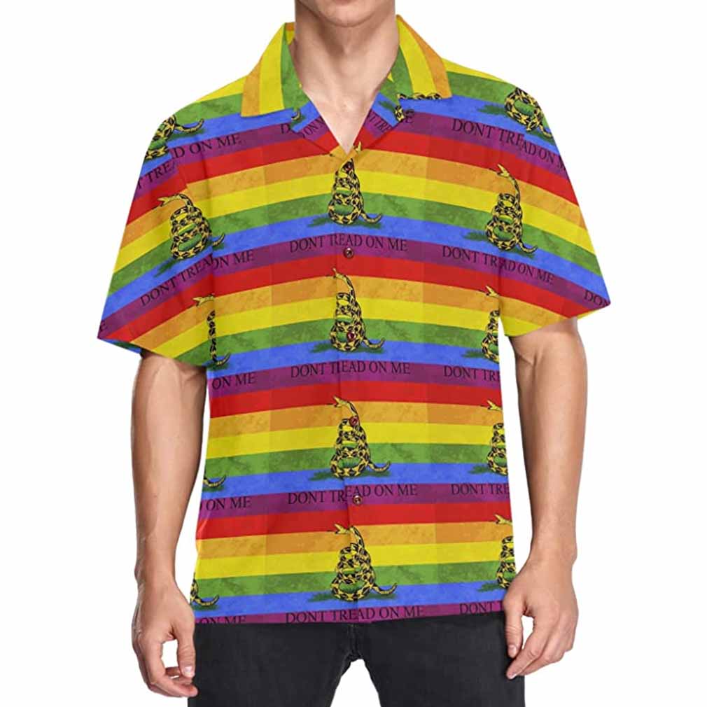 Gay Pride Hawaiian Shirt Dont Treat On Me Hawaiian Shirts