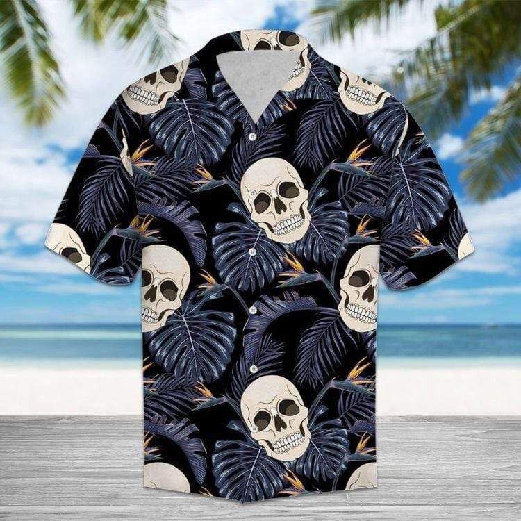 Get Now Skull Tropical Hawaiian Aloha Shirt