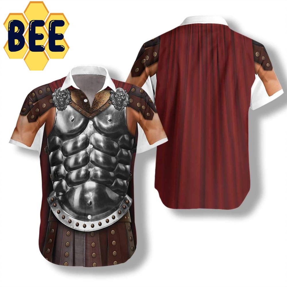 Gladiator Halloween Hawaiian Shirt-1