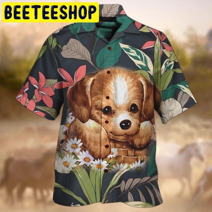 Golden Retriever Hawaiian Shirt 2359-1