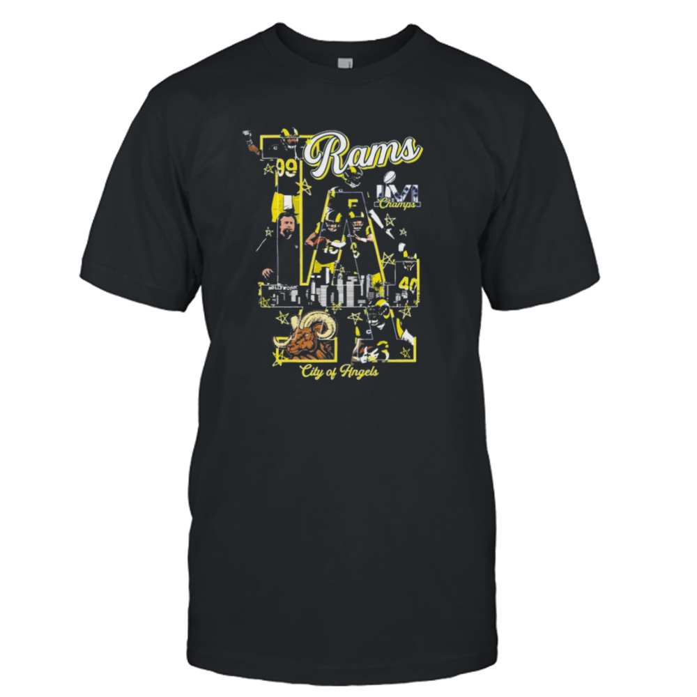 Los Angeles Rams City Of Angel Super Bowl LVI Champs Shirt