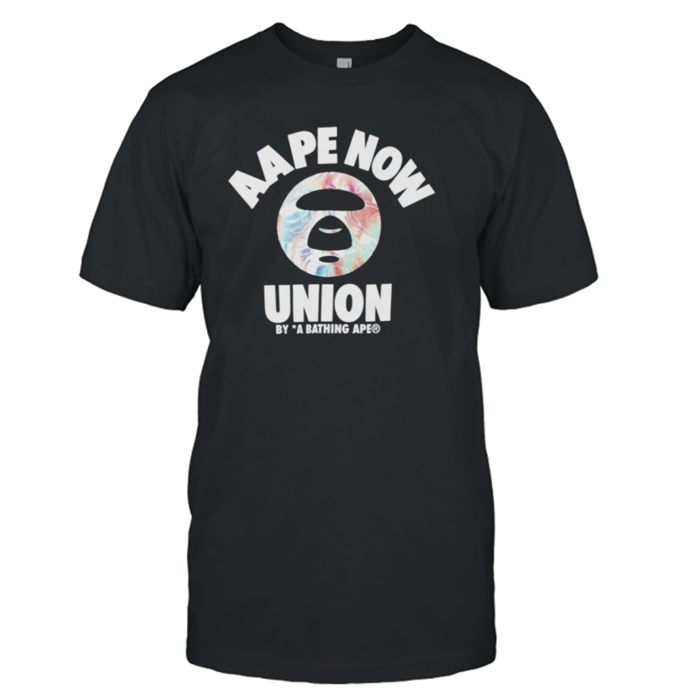 Aape now union by a bathing ape shirt