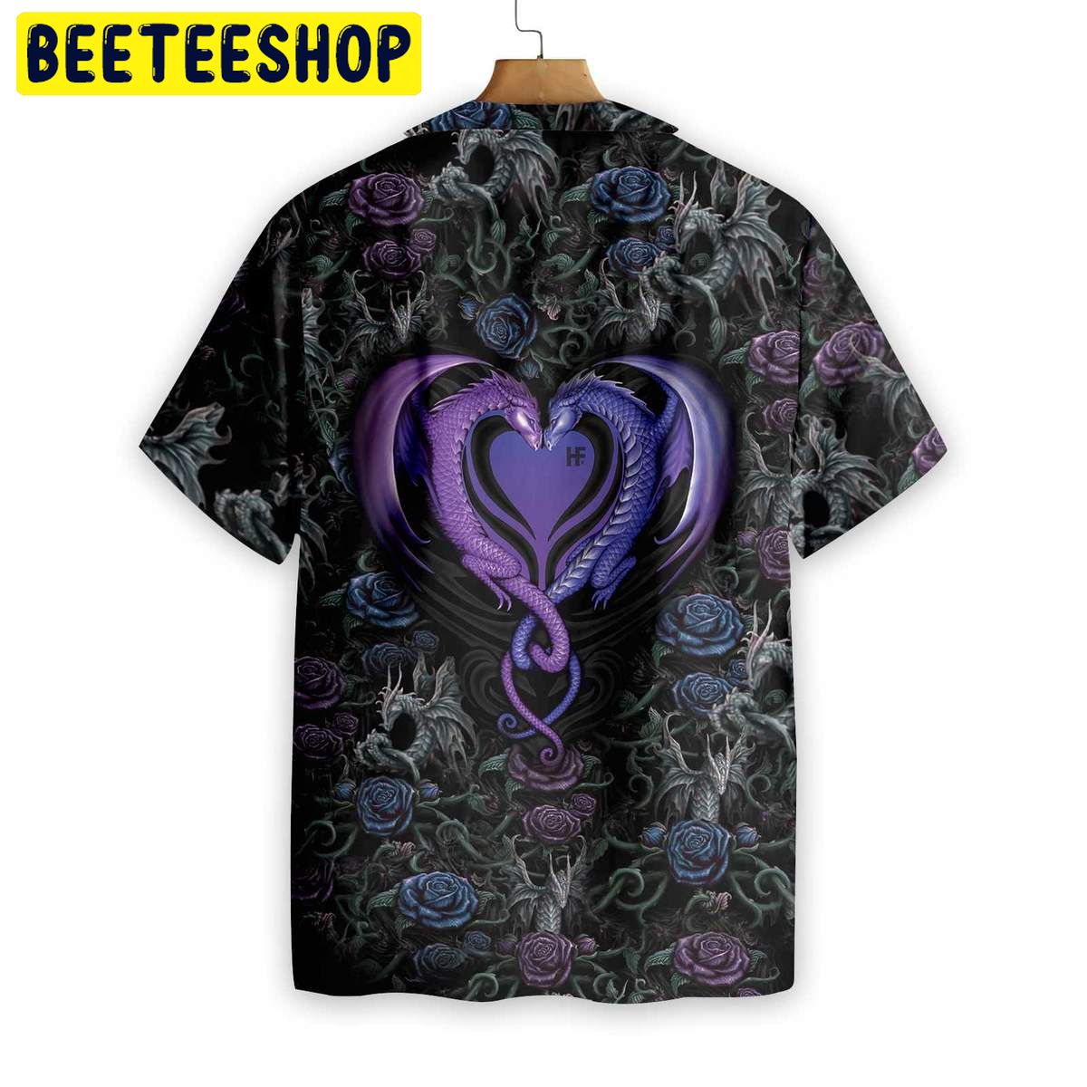 Gothic Dragon Lover Trending Hawaiian Shirt-1