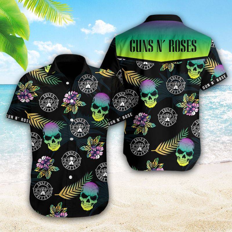 Gr Hawaiian Skull Shirt 01-1