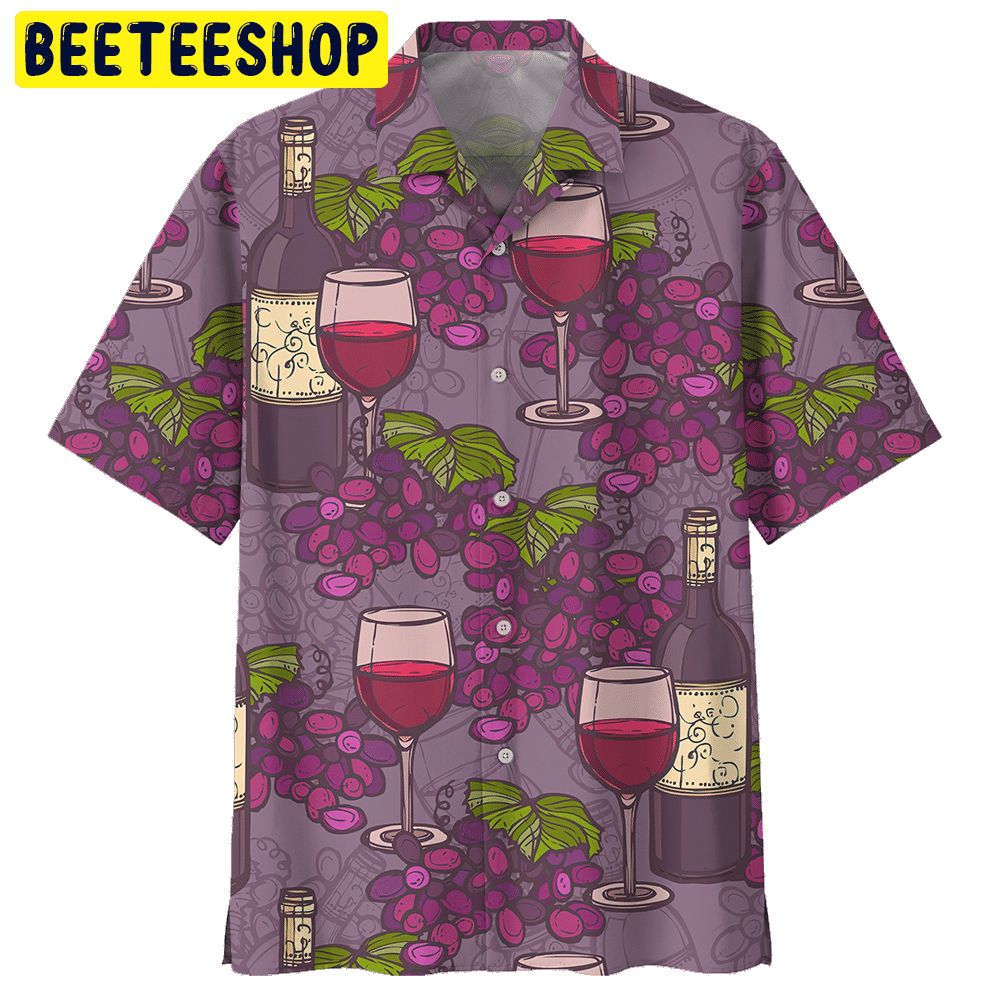 Grape Wine Trending Hawaiian Shirt-1