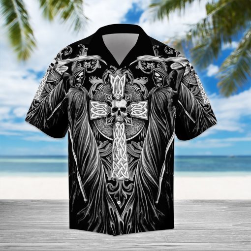 Grim Reapers Hawaiian Shirt – Gift For Skull Lover